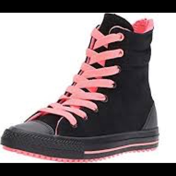 ❤️ Converse CTAS Hi Boot X-HI black/hot punch almo - Picture 3 of 8